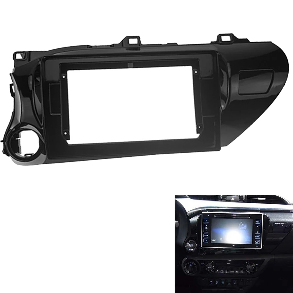 

10.1 Inch Car Radio DVD Fascia Panel Dash Facia Frame Dashboard KIT for TOYOTA HILUX LHD 2014-2019