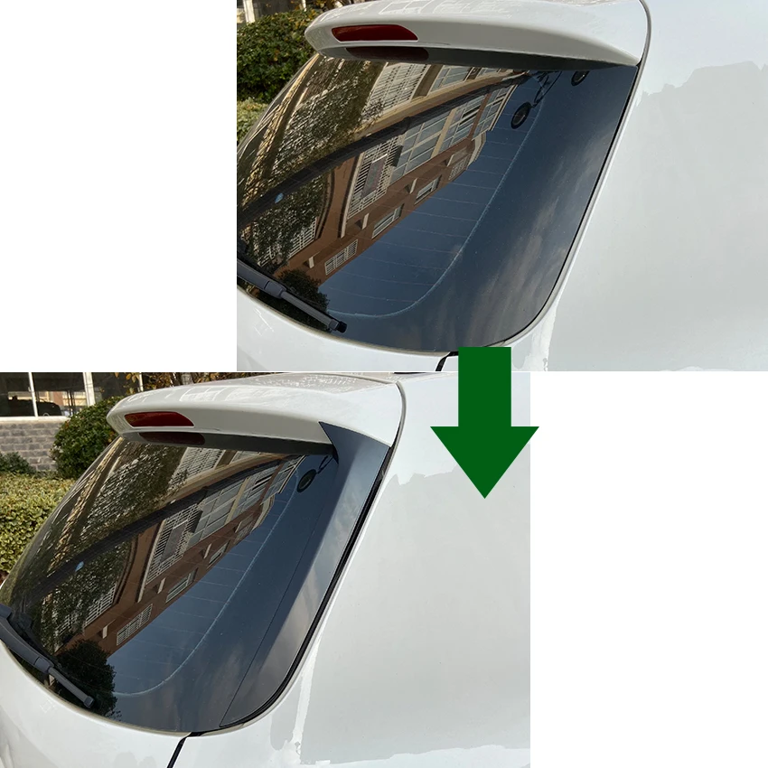 Спойлеры с боковым крылом заднего крыла для Volkswagen Tiguan MK1 2007-2016 наклейки отделка