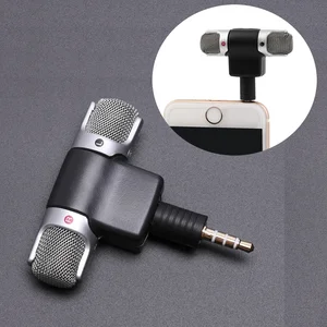 mini 3 5mm jack microphone stereo mic for recording mobile phone studio interview microphone for smartphone free global shipping