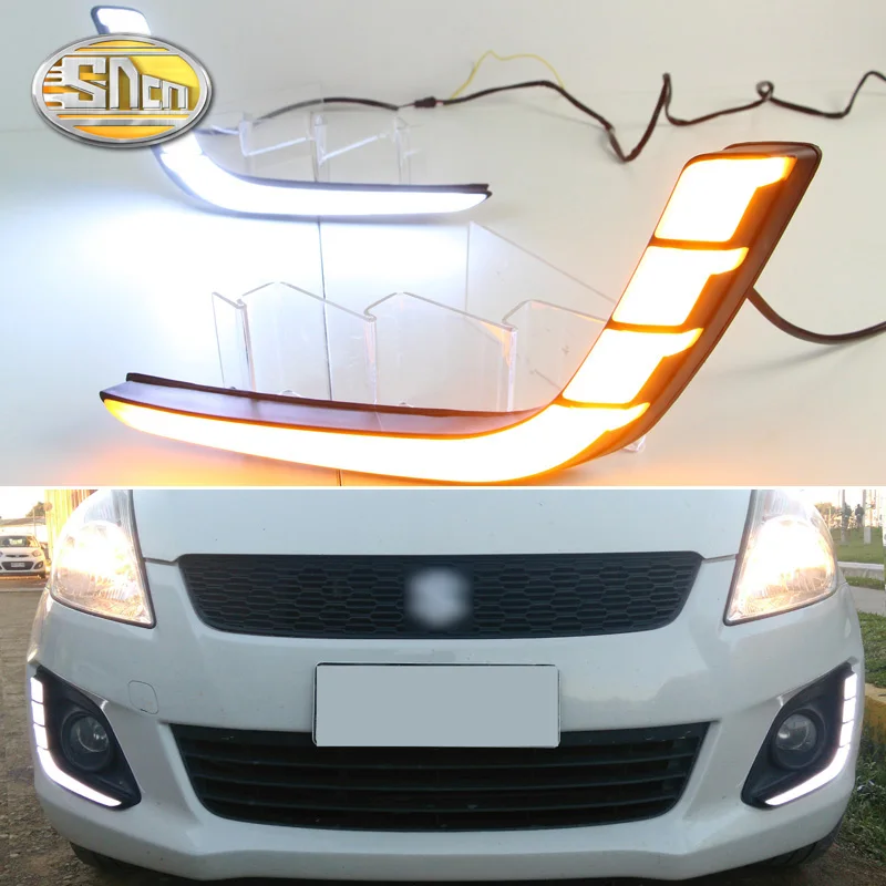 Для Suzuki Swift 2014 2015 2016 желтый Поворотная сигнальная лампа Стиль реле