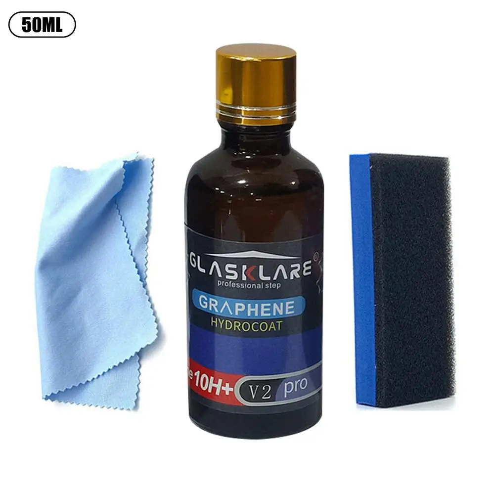 

30ml/50ml 12H Hardness Super Hydrophobic Paint Surface Coating Liquid Graphene Automotive Nano Coating 80% Graphene 20% Silica