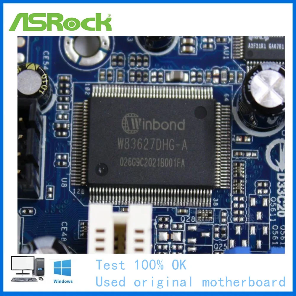 Материнская плата для ASRock 880GM-LE компьютера USB2.0 SATA II AM3 DDR3 AMD 880G 880 б/у настольной
