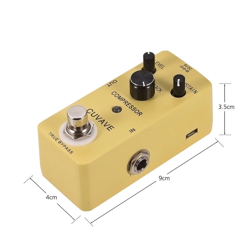 CUVAVE компрессор классический компресс гитарная педаль низкий уровень шума из