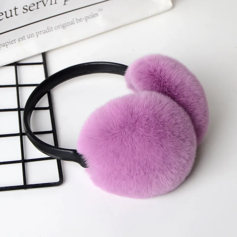 2019 Winter Fur Earmuffs Rex Rabbit Adults Children Can Wear Fashion Warm | Аксессуары для одежды