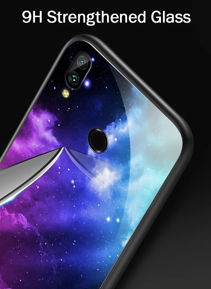 Чехол для телефона для Huawei Honor 6X 7A 7C 7X 8A 8X9 облегченное закаленное стекло крышка Y6 Y9 Y7 премьер-профессионал Magic2 защиты оболочки