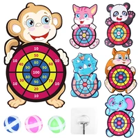 target sticky ball dartboard creative throw party outdoor sports indoor cloth toys educational board for kids basketball