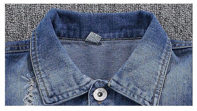 Весенне-осенний джинсовый жилет для малышей куртка без рукавов мальчиков