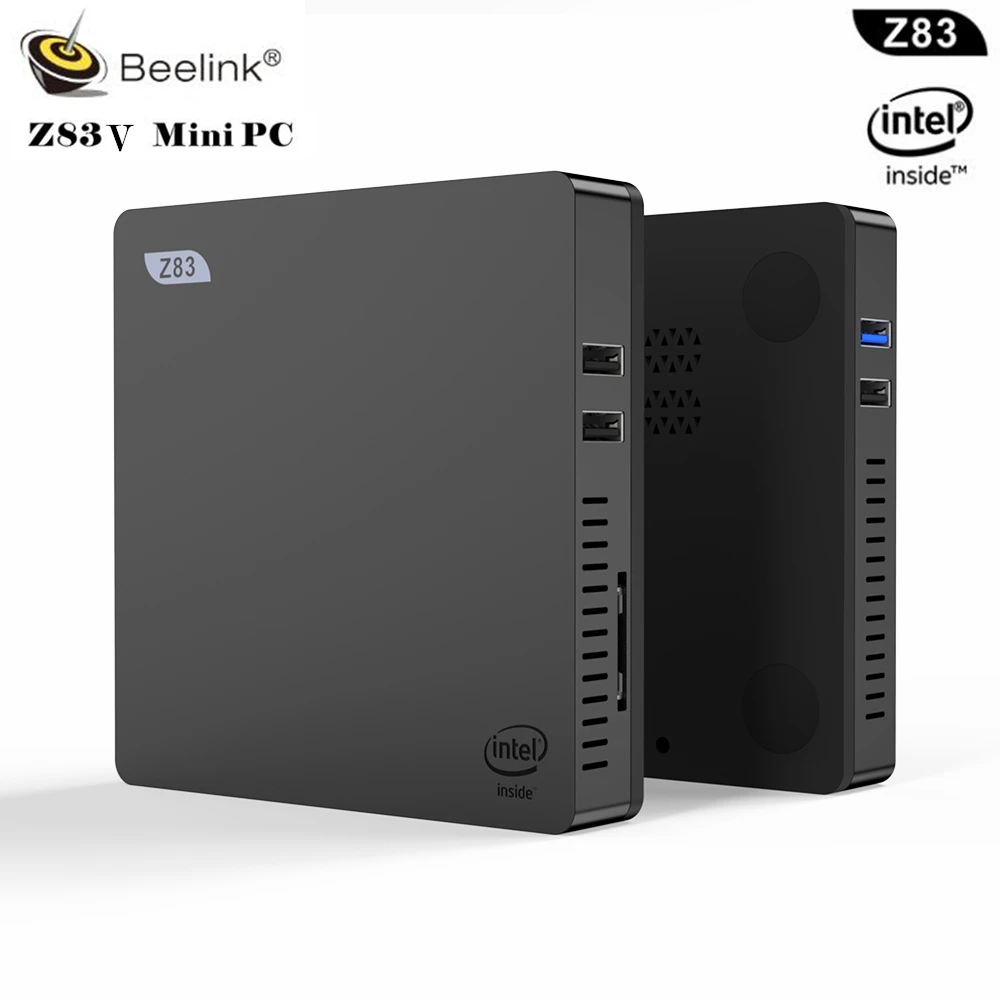 Модернизированный мини ПК Beelink Z83V Z8350 4 Гб ОЗУ 64 ПЗУ windows 10 4K VGA 2 4G/5 ГГц WiFi 1000M LAN Смарт