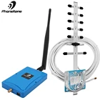 Усилитель сигнала мобильного телефона Full smart 2g 3g 4g, 1700 МГц, диапазон 4 усиления, 72 дБ, мини-репитер для сотового телефона, комплект функций ALC