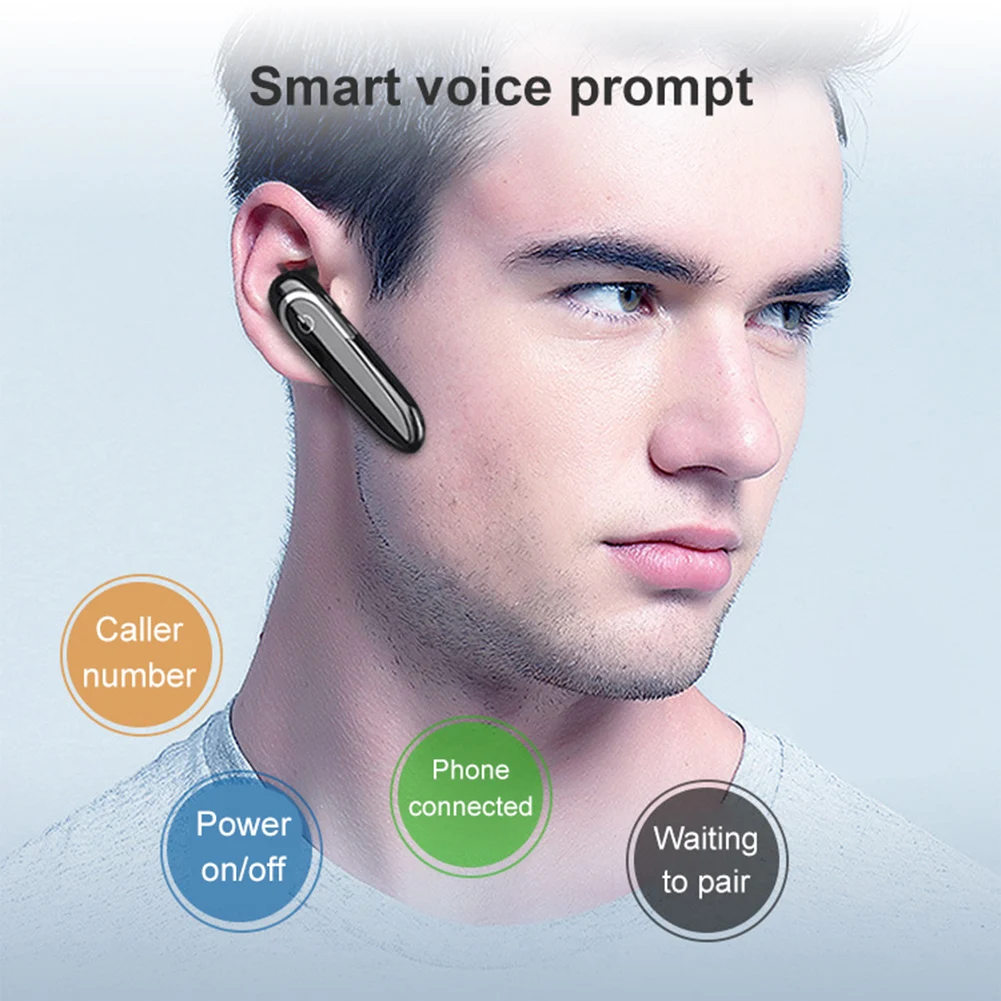 Bluetooth наушники с HD микрофоном беспроводные наушники автомобильные наушники DSP Noice Поддержка ios/Android смартфон