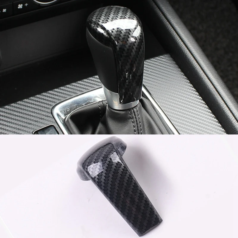 

for Mazda 2 3 6 Axela Atenza CX-3 CX-5 2017-2019 Gear Shift Knob Trim Cover Car Interior Accessories