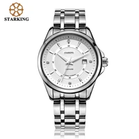 starking top brand luxury mens watch rerto design automatic self wind stainless steel wrist watch 50m waterproof male clock
