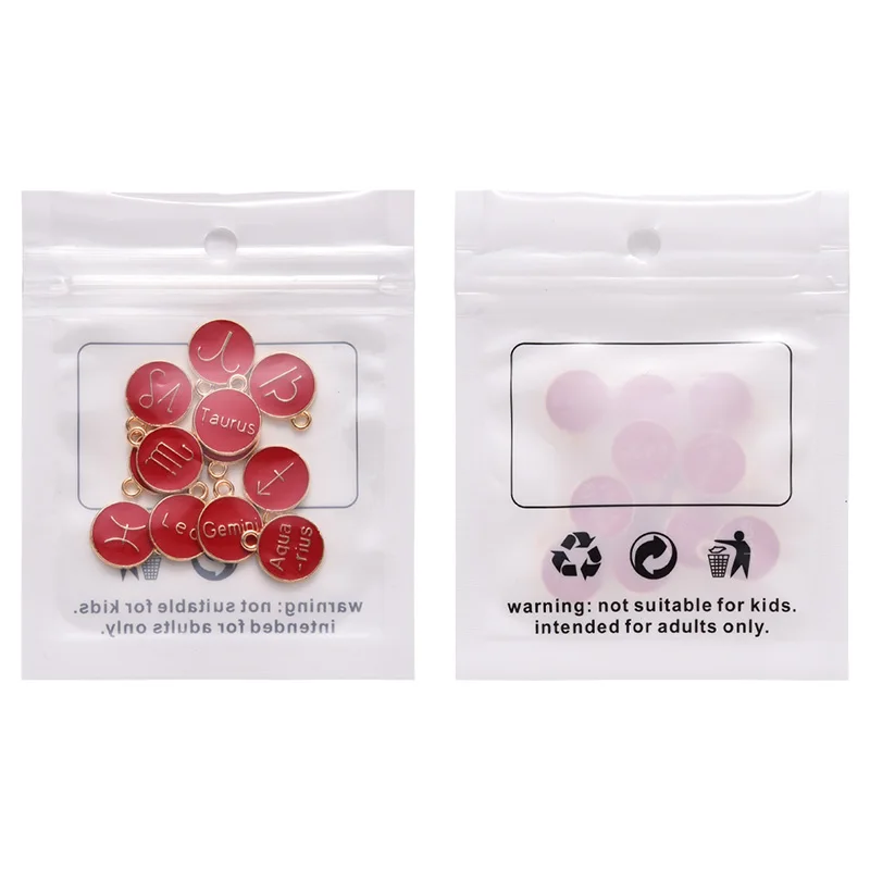 

Sansango 10Pcs 12 Constellation Enamel Charms Double Face Charms For Jewelry Making Necklace Bracelet Charm Accessories Finding