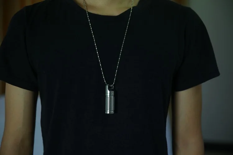 F4 титановый водонепроницаемый футляр для таблеток держатель бутылки брелок