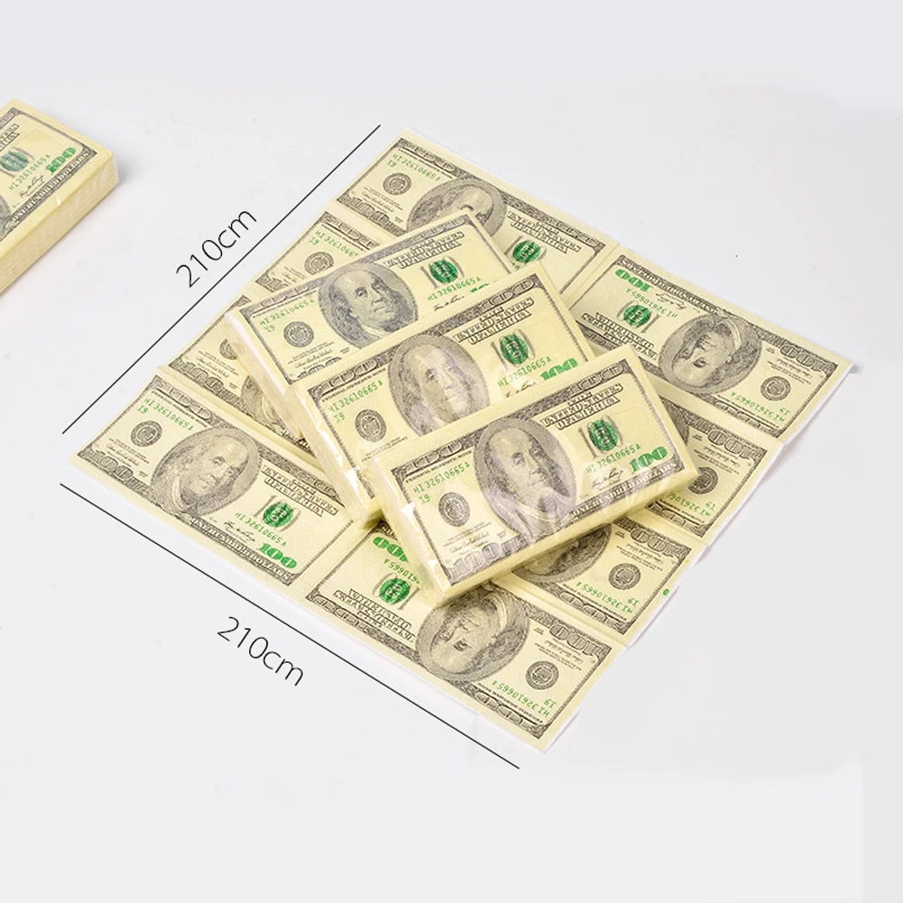 8 упаковок бумажные салфетки для унитаза 100 долларов|Одноразовые салфетки| |