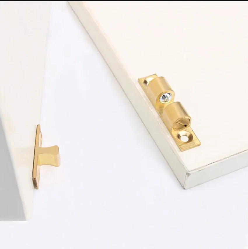 

1Pcs Brass Magnetic Catch Cupboard Door Latch Cabinet Catch Magnet Strong Clip Buckle