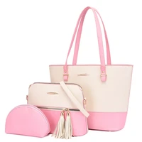 pink sugao luxury handbags women bags designer 3pcs composite bags crossbody bags for women bucket purse high quality shoulder