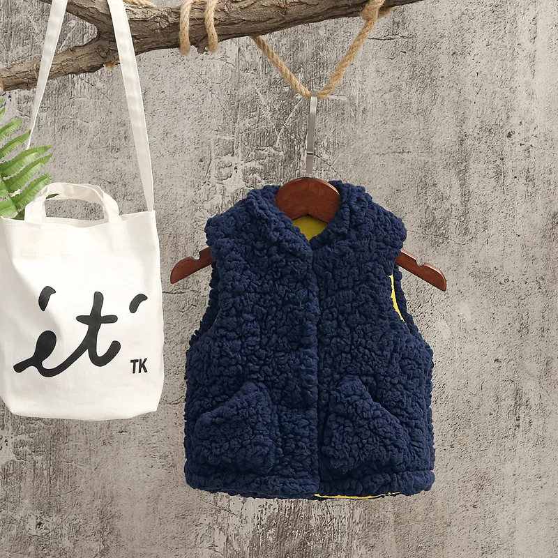Зимний жилет для маленьких девочек зимняя одежда куртка мальчиков Осенние
