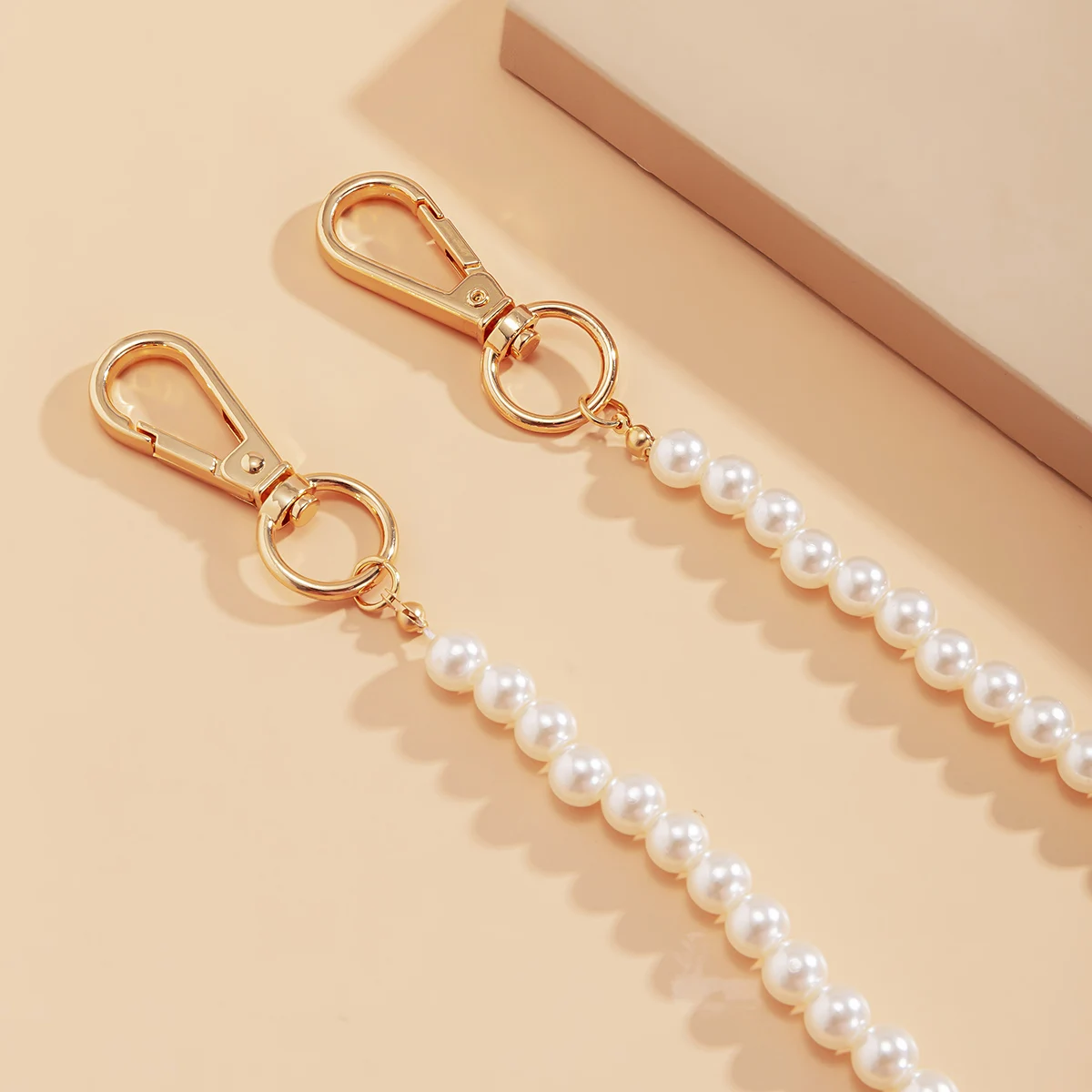 

Chic Limitation Pearl Body Chain Goth Street Belt Waist Chain Pants Chain Hook Trousers Keychain Jean Pants Belt Body Jewelry