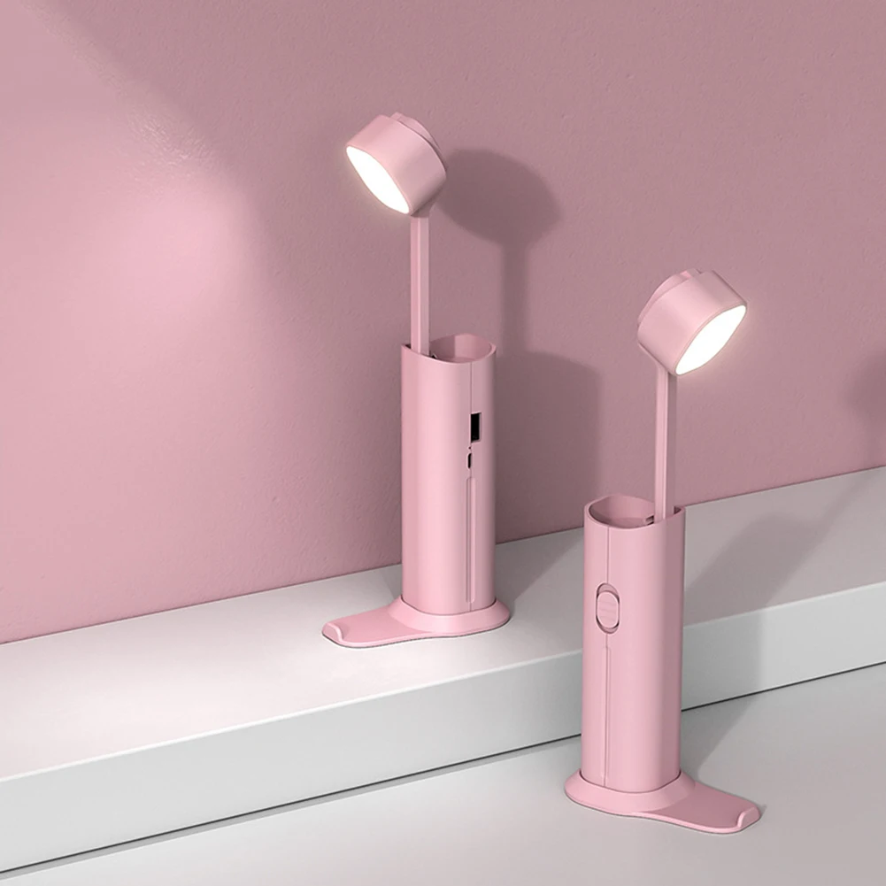 

Светодиодная настольная Складная Лампа, прикроватный фонарь для чтения с защитой глаз и зарядкой через USB, уличный фонарь, аксессуары для ос...