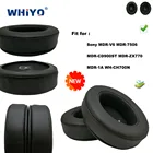 Новые обновленные Сменные амбушюры для Sony MDR V6 7506 CD900ST ZX770 1A, детали для гарнитуры, Кожаная подушка, бархатные амбушюры