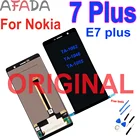 ЖК-дисплей 6,0 дюйма для Nokia 7 plus E7 Plus TA-1062 TA-1046 TA-1055, дисплей с сенсорным экраном и дигитайзером в сборе, замена, оригинал