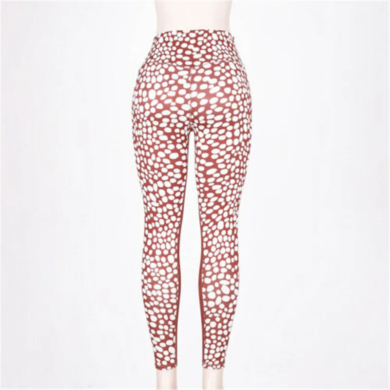 Vadim женские эластичные спортивные Леггинсы Modis с высокой талией принтом в горошек