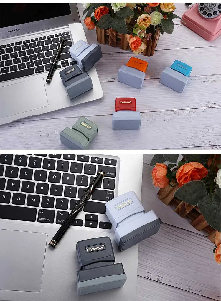 Индивидуальные фоточувствительные подписи штамп DIY ваш мультфильм штамп с именем DIY Скрапбукинг карточки для дневника свадебные декорации 13*33 мм
