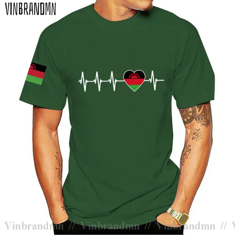 Футболка с флагом Малави, новые модные трикотажные изделия, 100% хлопок, футболки, одежда для страны спорта, Nyasaland malwian MW MWI