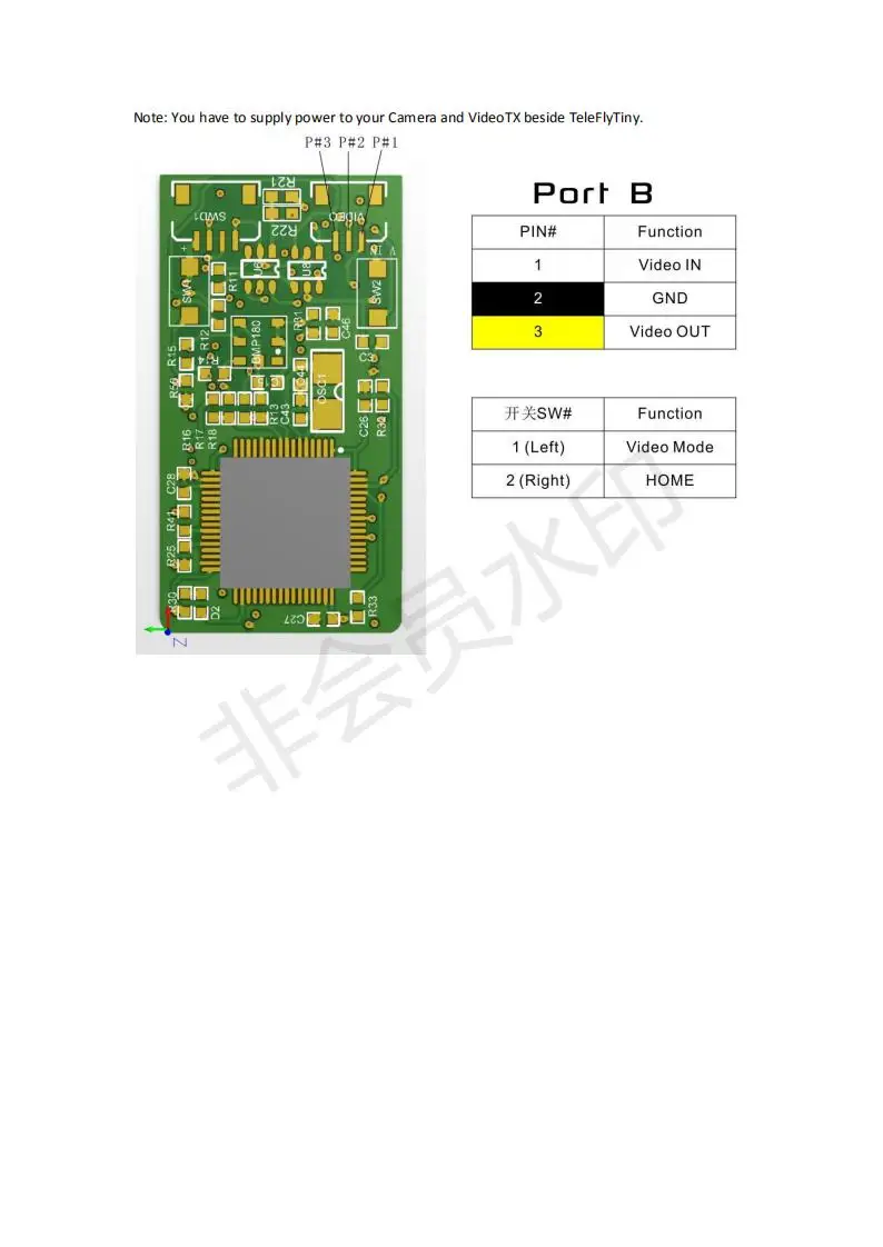 MFD TeleFlyTiny модуль отслеживания поддерживает MFD VBI, используемый MFD AP/AAT или используемый MFD Crosshair AP