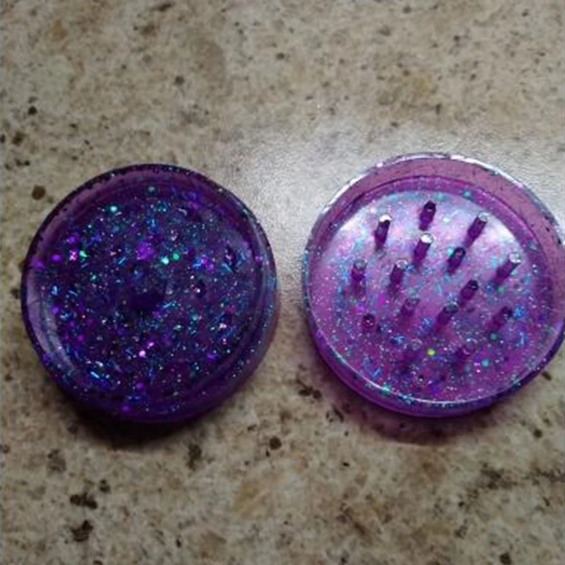 

Crystal Epoxy Resin Mold Tobacco Grinder Leaf Herbal Herb Smoke Spice Crusher Silicone Mould DIY Crafts Baking Tool