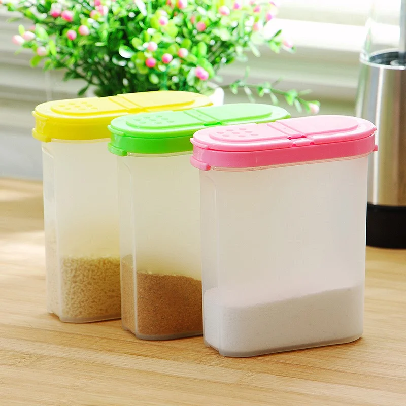 Мини-пластиковый контейнер для еды кухни хранения зерна 2 крышки сортировка риса