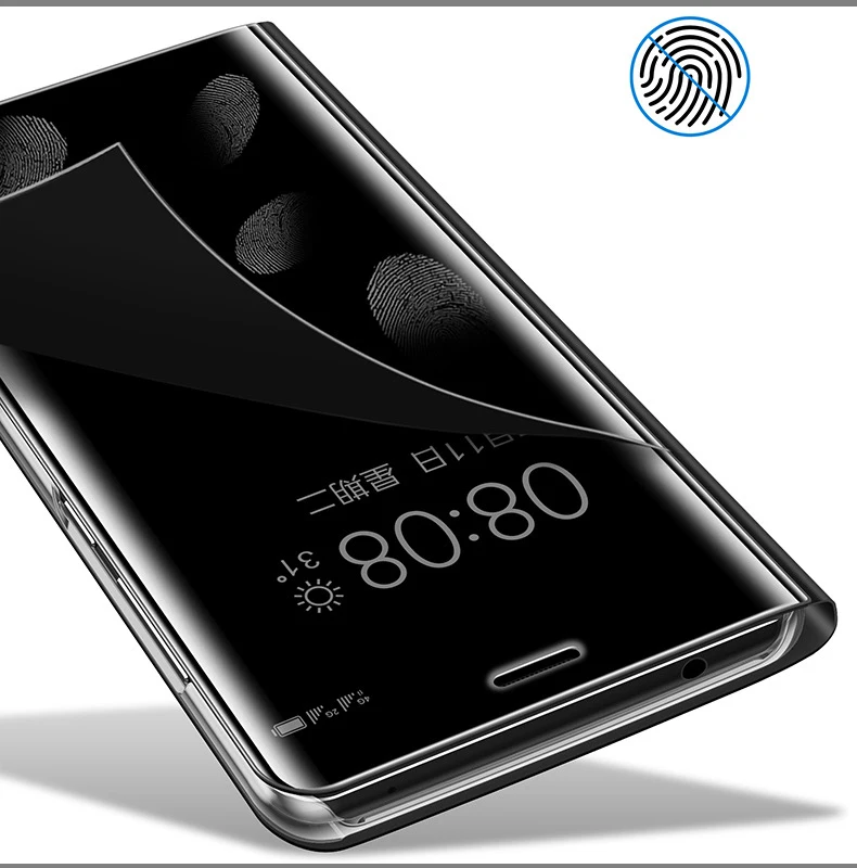 Умный чехол для huawei P30 P20 Pro Lite mate 30 20 10 Honor 20 Pro Nova 5T 4e 3e, чехол с зеркальной прозрачной крышкой из искусственной кожи