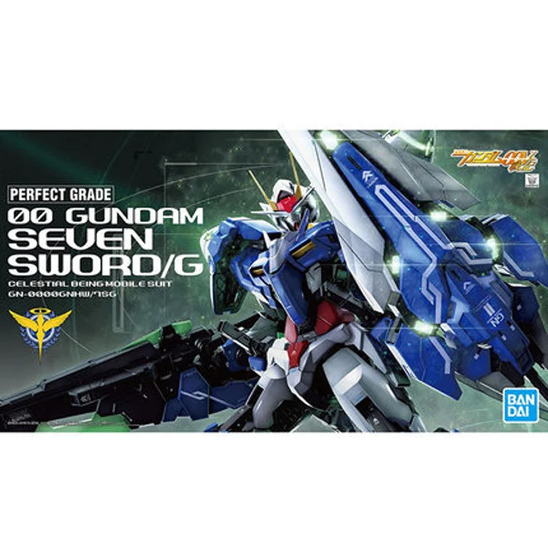 

Bandai Gundam Assembly Model PG 1/60 00 Seven Sword 7 Sword oo Gundam Seven Sword Action Figure Model Modification Gunpla