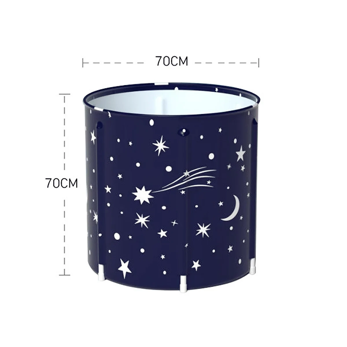 

Portable Foldable With Tab Cover Bathtub High quality Thickened Inflatable Bath tub Home Single SPA Massage Pool Bathing Bucket