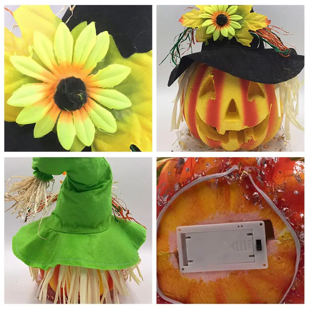 Милая Тыква фонарь ночник лампа Хэллоуин украшение Вечеринка барбекю