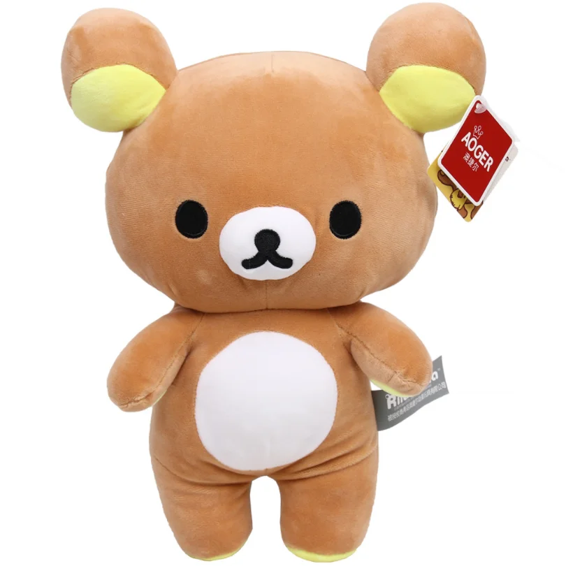 Rilakkuma коричневый плюшевый мишка плюшевый кукольный мешок кулон милый мультфильм чучела пара игрушки украшение для подруги подарок