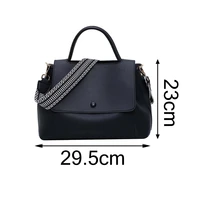 fashion simply pu leather crossbody bag for women solid color shoulder messenger bag lady chain travel small handbag