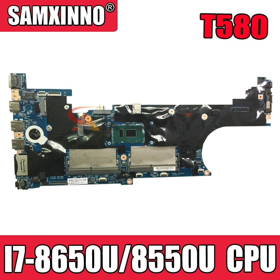 

For Lenovo ThinkPad T580 P52S laptop motherboard LTS-2 17812-1 W/ CPU I7-8650U/8550U DDR4 FRU 01YR258 01YR245 Mainboard