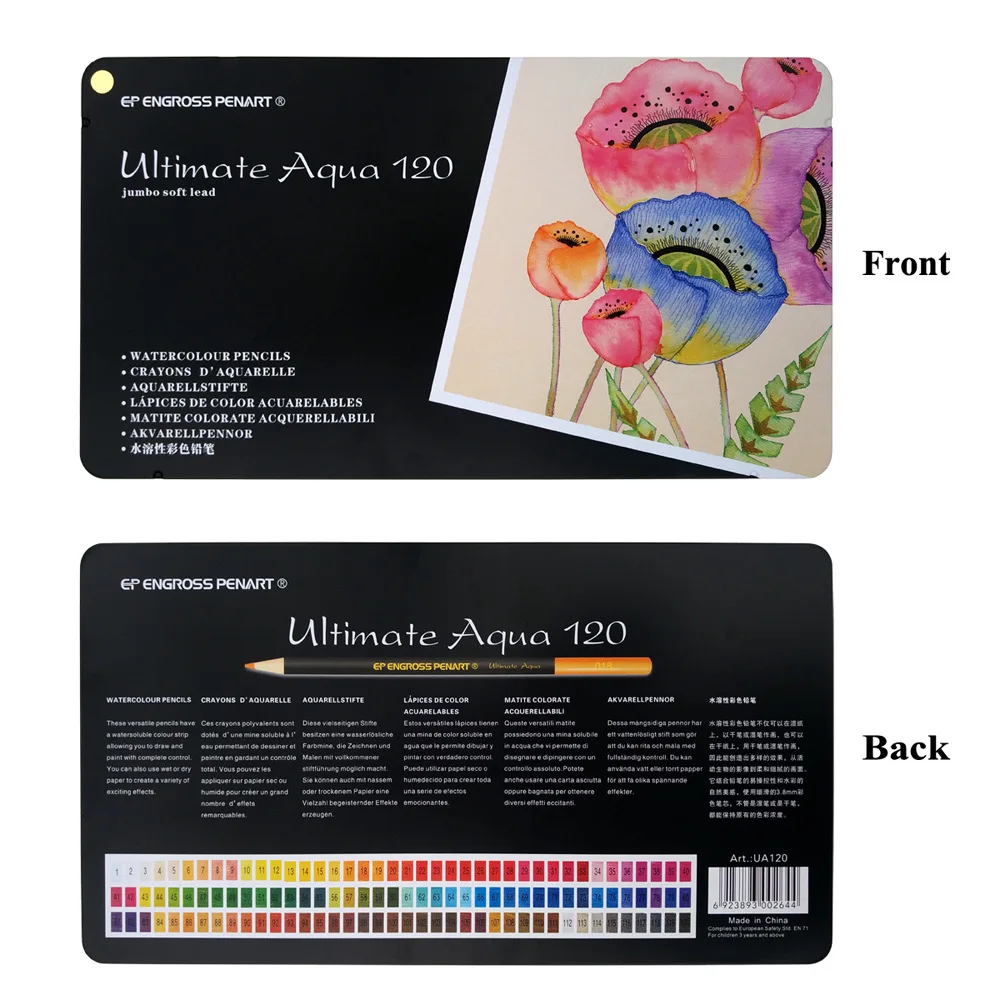 120 водостойкий набор карандашей акварельный карандаш lapis de cor Профессиональный