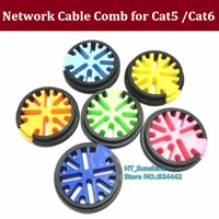 new version support 33 wires snap on network cable organizing tools network cabinet computer room cable manager cable comb