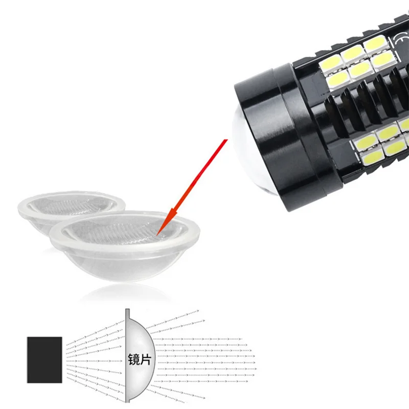 2x1156 BA15S 3030 21SMD Canbus Белый светодиодный DRL для Hyundai Solaris 2014 2019|Сигнальная лампа| |