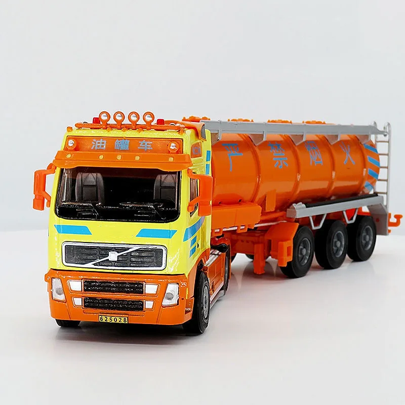 

1/50 Scale simulation tank truck alloy engineering transport truck diecast tank tanker refueling truck model toy car collection