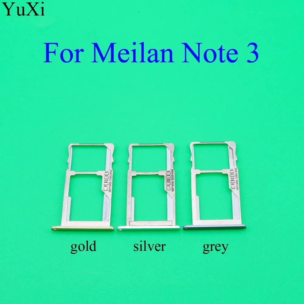 YuXi лоток со слотом для сим-карты держатель карты Meizu M3 Note 3 Meilan Note3 note5 note 6 мобильный