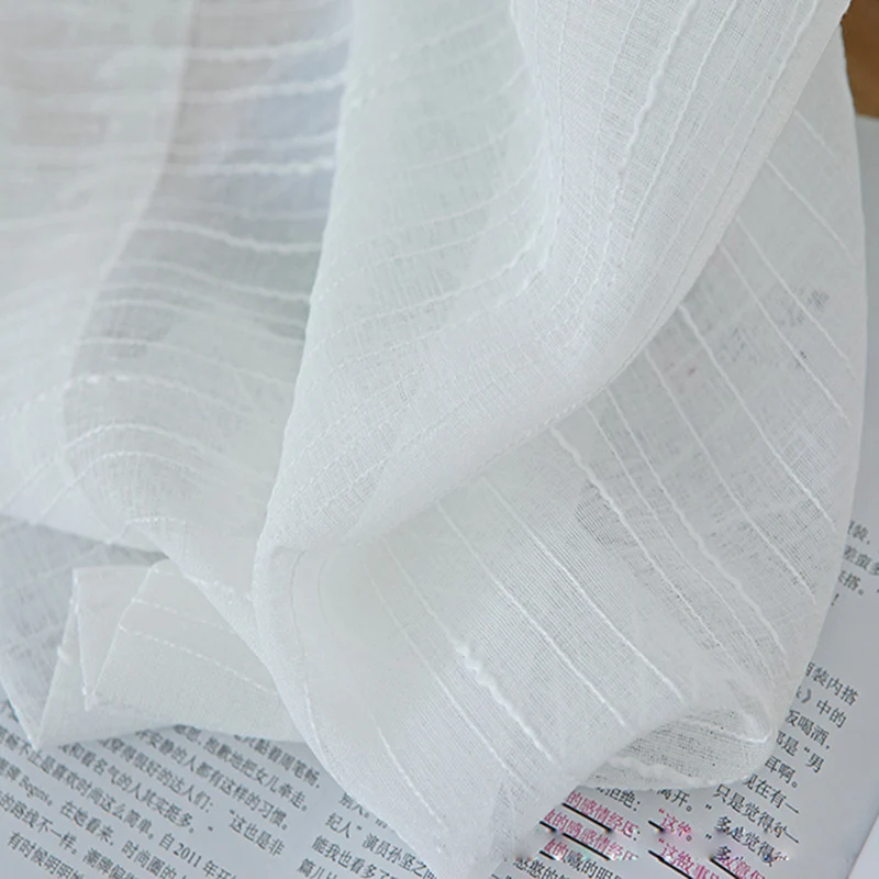 Лидер продаж тюлевые прозрачные Занавески белого цвета для спальни или гостиной