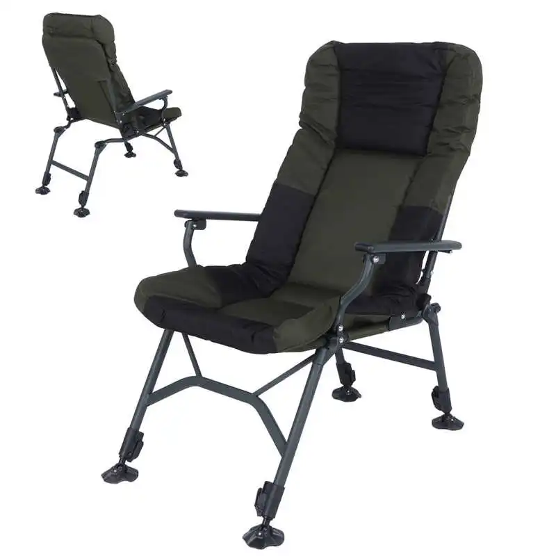 Уличный складной стул с высокой нагрузкой качественный Утюг + ткань Оксфорд