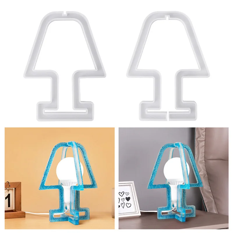 

DIY Хрустальный эпоксидный кронштейн для настольной лампы силиконовые формы зеркальная люстра украшения для дома