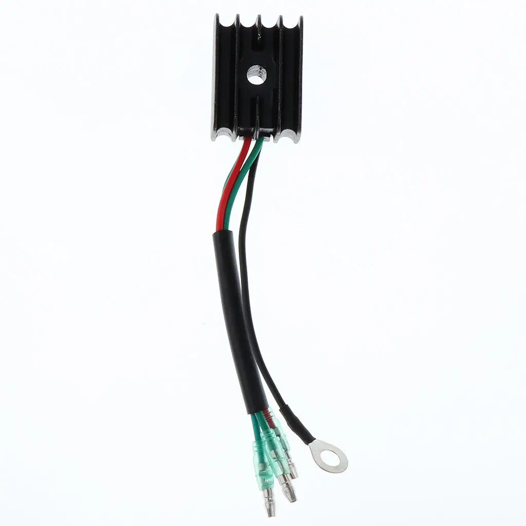 

Outboard Voltage Regulator For Yamaha 15/30/40/60 Engine, Black