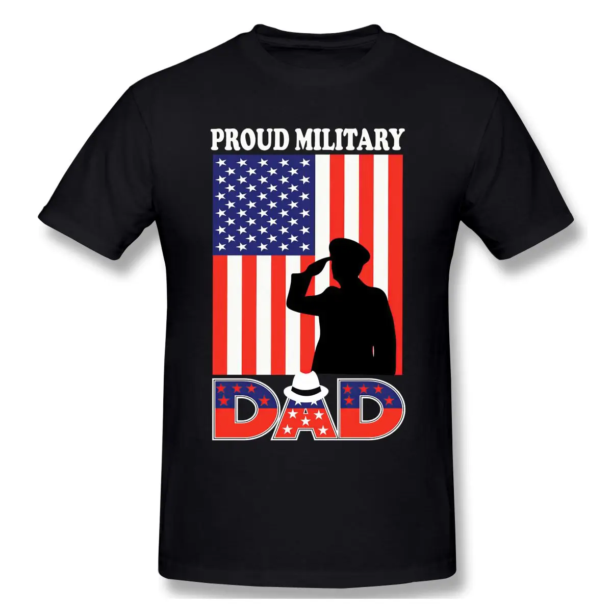 

Футболка Proud Military Dad, Мужская футболка, хлопковые летние топы, футболки с коротким рукавом, футболки для женщин