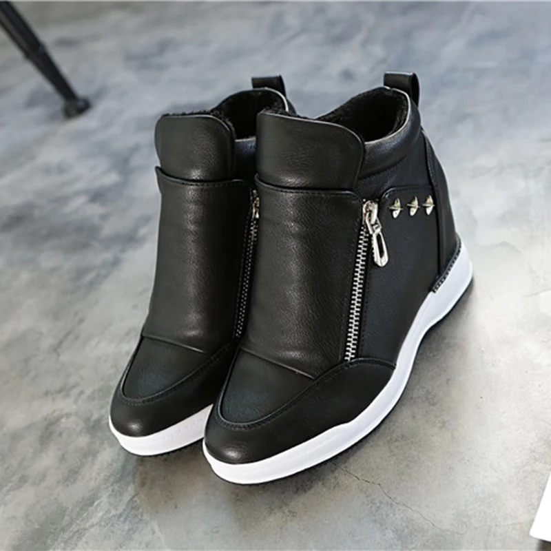 Бархатные теплые модные ботинки SWYIVY женская обувь на платформе весна 2020 женские